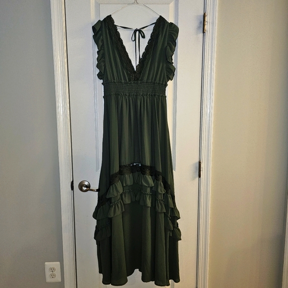 Jasmine Ruffle Maxi Dress - Picture 2 of 3
